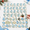 154 Pcs Blue White-Christmas, variant on 154 St. Patrick's Day Patches Sadhesive Saint Stick On Chenille Irish Lucky Patch Sticker Embroidered Include 104 A-z Letter 50 Lo