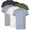 Black, Grey, White, Navy, Green, Blue, variant on Hanes Men's Value Pack Assorted Pocket T-Shirt Undershirts, 6 Pack