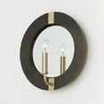 thumbnail image 7 of 1 Light Wall Sconce In Industrial Style-12 Inches Tall And 12 Inches Wide-White Wash/Matte Brass Finish Capital Lighting 647311Ws, 7 of 7