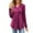 Hot Pink---women blouses long sleeve, variant on Aboser Long Sleeve Tunic Tops for Women Dressy Casual Notch Collared Shirts Trendy Button Decor Tunics to Wear with Leggings Flowy Loose Fit V Neck Blouses Black M