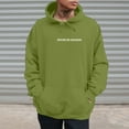 thumbnail image 5 of MIASHUI Men's Christian Scripture Print Pullover Hoodie Religious Theme Long Sleeve Casual Comfortable Sweatshirt Army Green,XXXL, 5 of 5