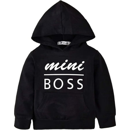 

Toddler Baby Long Sleeve Hooded Shirt Pocket Pullover Hoodies for Boys Girls