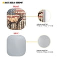 thumbnail image 4 of Kuiaobaty 2 Pcs Auto Windshield Sun Shade for Trucks Cars SUVs Sedans Car Window Sun Shield Blocks UV Rays 28.5 x 25.5 Inches Vintage Deer Elk American Flag Exterior Accessories, 4 of 6