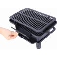 thumbnail image 6 of Cast Iron Hibachi Grill – Portable Charcoal BBQ for Outdoor Cooking, Durable Tabletop Skillet, Compact Camping Charcoal Cooker for Tailgating, Picnics & Hunting (Rectangle), 6 of 18