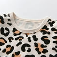 thumbnail image 3 of Baby Girl Clothes Long Sleeve Leopard Print Tops + Pants + Headband Outfit Set 0-3 Months, 3 of 6