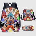 thumbnail image 4 of 3 piezas/set 16 pulgadas Dragon Ball Z Anime niños mochilas escolares mochila ortopédica niños escuela niños niñas mochila infantil bolsas de dibujos animados, 4 of 5