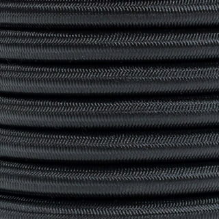 50-Ft Black Elastic Barrier Cord