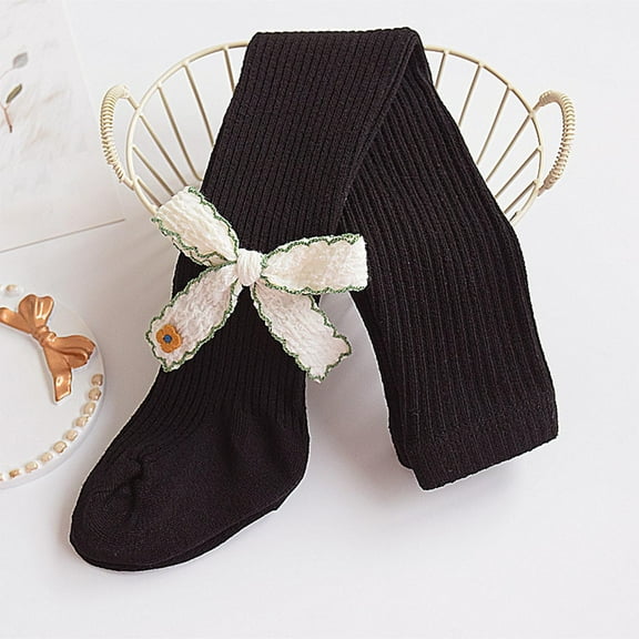 ATOGUTA Ballet Tights for Girls Size 1T-12 Soft Tights Ballet Uniform Student School Tight Black