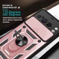 thumbnail image 6 of SOATUTO For Google Pixel 8 5G/Pixel 8 Pro Case Built-in Card Holder & Stand & Slide Camera Cover Fit Magnetic Car Mount Holder Case For Google Pixel 8/Google Pixel 8 Pro - Pixel 8 Pro,Rose Gold, 6 of 7
