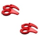 thumbnail image 1 of Eigraketly Manillares ligeros Thumbgrips Punta de goma Absorción de golpes Impermeable Bicicleta Rest Ring Kit de alta resistencia Rojo 2piezas, 1 of 6