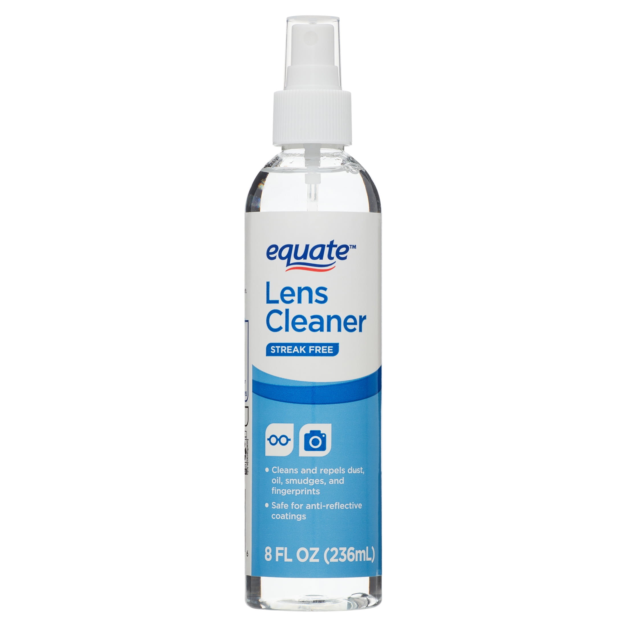 Equate Lens Cleaner, 8 fl oz