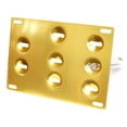 thumbnail image 2 of Xotic Tech Gold License Plate Mount Bracket Tow Hook Holder for 2010-up Porsche Panamera, 2 of 9