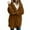 Brown -COAT, variant on Plus Size Long Cardigan for Women Soft Sherpa Lined Oversized Jackets Cozy Fuzzy Fleece Long Sleeve Hooded Coats Winter Warm Outwear
