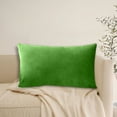 thumbnail image 6 of NWOKYZGH Velvet Rectangular Throw Pillow Covers 12x20 Inch, 1Pc Soft Cozy Solid Decorative Luxury Cushion Cases for Couch Sofa Bed Living Room Bedroom, 6 of 6