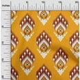 thumbnail image 2 of oneOone Cotton Cambric Yellow Fabric Asian Ikat Sewing Craft Projects Fabric Prints By Yard 56 Inch Wide, 2 of 4