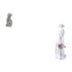 thumbnail image 5 of Figura de gato, estatua de escritorio, adorno de niña, escultura moderna de resina, estilo creativo, adecuada para estantes, escritorios, oficinas, sa, 5 of 8