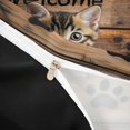 thumbnail image 4 of jejeloiu Kitten Welcome Wood Sign Duvet Cover Set Kids,Farmhouse Cat Print Bedding Full,Reversible,3 Pieces(No Comforter), 4 of 6