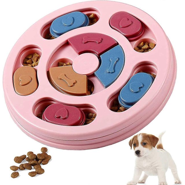 Dog puzzle toy - Slow Feeder - Interactive Training Toy Box - Creative Dog Smart Beginner, Improve Dog's IQ, Non-Slip Slow Feeder for Puppy Dogs Bored