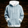 thumbnail image 2 of YAYUBA Womens Hoodies Christmas Santa Hoodie with White Fur Trim Cozy & Festive Pullover Sweatshirt Trendy Warm Hooded Sweater for Holiday, 2 of 3