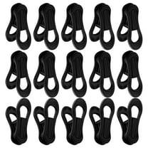 EXHUMKY Hanging Cloths Pin Clothes Drying Clips Black 25 Pcs
