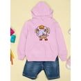 thumbnail image 3 of Elephant Smiling Hoodie Juniors -Image by Shutterstock,  Small, 3 of 4