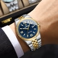 thumbnail image 4 of Mens Watches Stainless Steel Waterproof Analog Quartz Watch for Men with Date  Fashion Wristwatch, 4 of 5