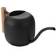thumbnail image 2 of Wood Handle Watering Can Drum Shape Design Suitable For Home Use Garden Watering 1200Ml 1Set, 2 of 4