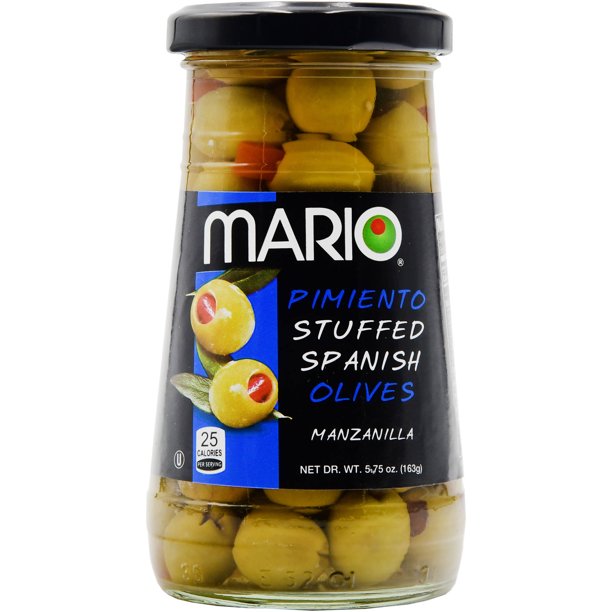 Mario Pimiento Stuffed Spanish Olives, 5.75 Oz