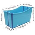 thumbnail image 2 of Home Portable Bathtub,Foldable Mini Bathtub for Children,Kids Folding Water Tub Sauna Spa Soaking Bath Bathtub Collapsible Bathtub -39.63gal, 2 of 13