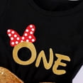 thumbnail image 4 of IBTOM CASTLE Baby Girls 1st 2nd Birthday Clothes Mouse Polka Dots One Sequin Tutu Princess Dress Cake Smash, 4 of 7