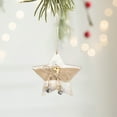 thumbnail image 1 of Adornos Colgantes de Madera para Árbol de Navidad | Decoraciones Navideñas de Madera Natural | Formas de Estrella, Ciervo y Papá Noel | Ligeros y Fáciles de Colgar | Perfectos para Decorar Árboles de, 1 of 6