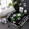 thumbnail image 5 of Tractors Trucks Blanket Gifts for Boys, Boy Loves Tractors Flannel Throw Blanket Soft & Warm Bed Couch Living Room Blanket for Kids Adults—All Season X-Small 30x40In (Toddler) Pet, 5 of 6