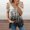 White, variant on Aligament T-Shirts For Women Western Shirt Zipper Pullover Short Sleeve Color Block V Neck Fashion Casual Top Color Blocking Print T Shirt Size S