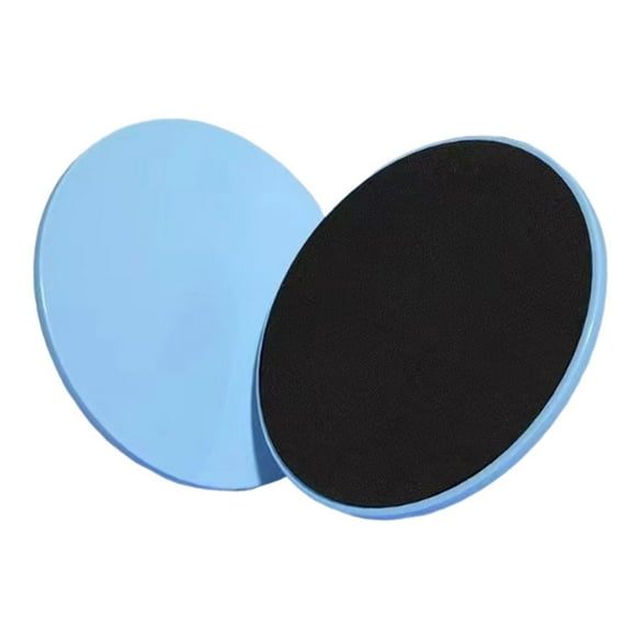 koolsoo 2Pcs Core Sliders Full Body Round Double Sided Gliding Discs for Gym Pilate blue