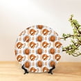 thumbnail image 6 of Bingfone Cute Squirrel Print Bone China Dinner Decorative Plates,Handmade Ceramic Dinner Plate with Stand for Home Club-8in, 6 of 6