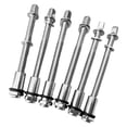 thumbnail image 3 of 6x varillas de tensión de tambor Kits de tornillos de resistencia a la oxidación universales para piezas de repuesto de instrumentos de percusión de , 6x60MM shamjiam Tornillos de tambor, 3 of 7