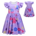 thumbnail image 3 of HAWEE Filles Costume Encanto Mirabel Luisa Madrigal Robe Pepa Costume Cosplay Mirabel Robe Princesse Ensembles Jupe Brodée, 3 of 6