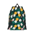 thumbnail image 3 of Daiia Tropical Fruit Vintage Canvas Backpack for Men and Women ,Hiking Backpack,Travel Laptop Bag for School,Large Capacity Backpack, 3 of 8