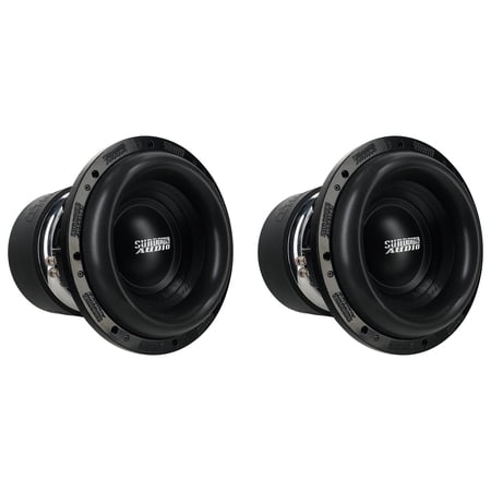 Sundown Audio SW-ZV612D2 Pair of ZV6-12 D2 12-inch 3250W RMS Dual 2-Ohm Subwoofers 3250 Watts Black