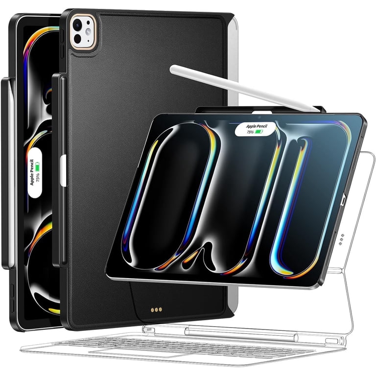Magic-Keyboard Case for iPad Pro-11 inch M4 2024 with Pencil