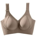 thumbnail image 2 of Weiqiqre Womens Bras Wireless Push Up Bra Full Coverage No Underwear Seamless Plus Size for Older Women, 2 of 10