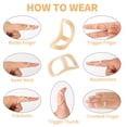 thumbnail image 4 of Oval Finger Splints, 5PCS Oval Trigger Finger Splint for Trigger/Arthritis/Straightening, Trigger Finger Brace-Size 6,7,8,9,10, 4 of 5