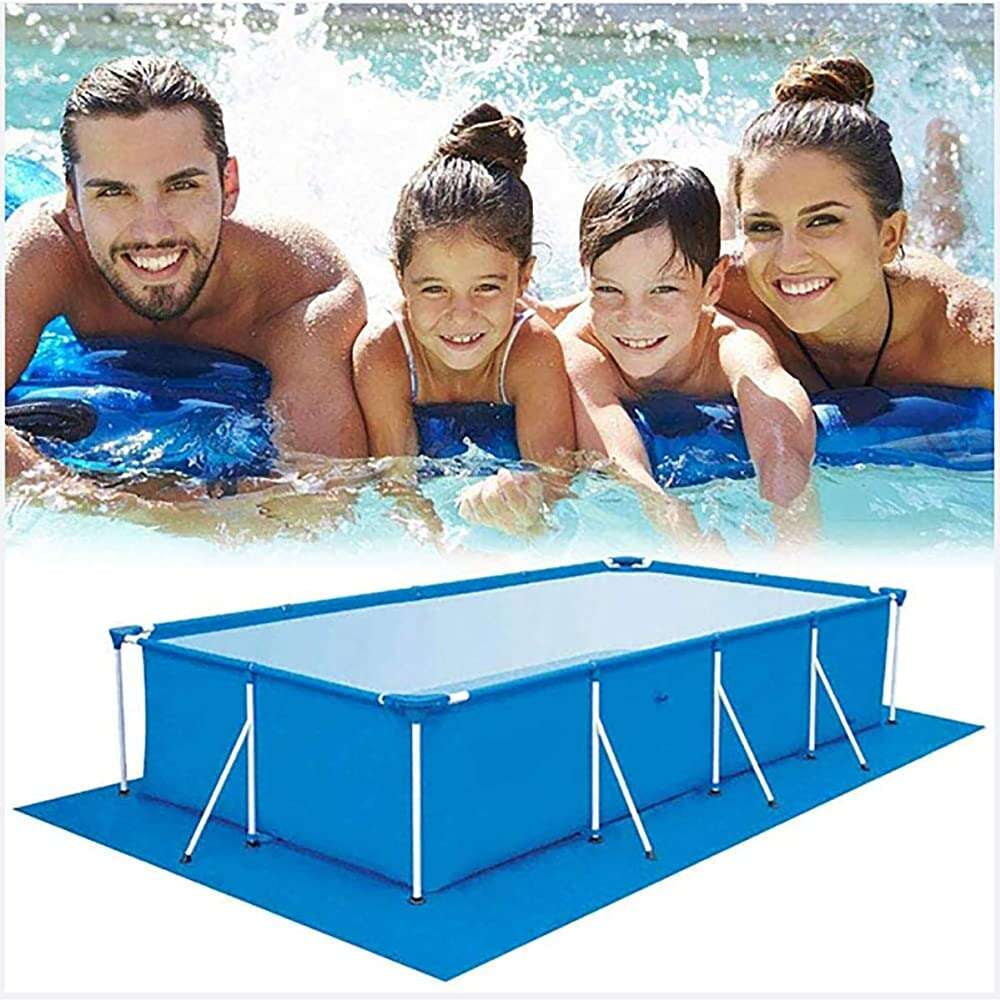 Crday Pool Ground Cloth Inflatable Swimming Pool Mat Rectangular Pool