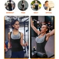 thumbnail image 6 of Women's Hot Sauna Workout Waist Trainer Vest Corset Trimmer Belt Sweat Slimming Body Shaper, 6 of 6