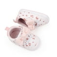 thumbnail image 6 of Otqutp Baby Girls Sneakers Bow Open Toe Loafers Heart Shoes Cotton Soft Sole Non Slip First Walking Shoes Light Breathable, 6 of 7