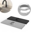 thumbnail image 1 of Grifo de silicona negro y gris, alfombrilla absorbente para baño, protector contra salpicaduras para fregadero Baoblaze fregadero protector contra salpicaduras, 1 of 7