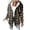 Coffee, variant on Sherpa Lined Plaid Hooded Shacket for Women, Button Front Relaxed Fit, Vintage Fall Winter Casual Outerwear, 1 Piece, S-3XL, Plus Size Friendly