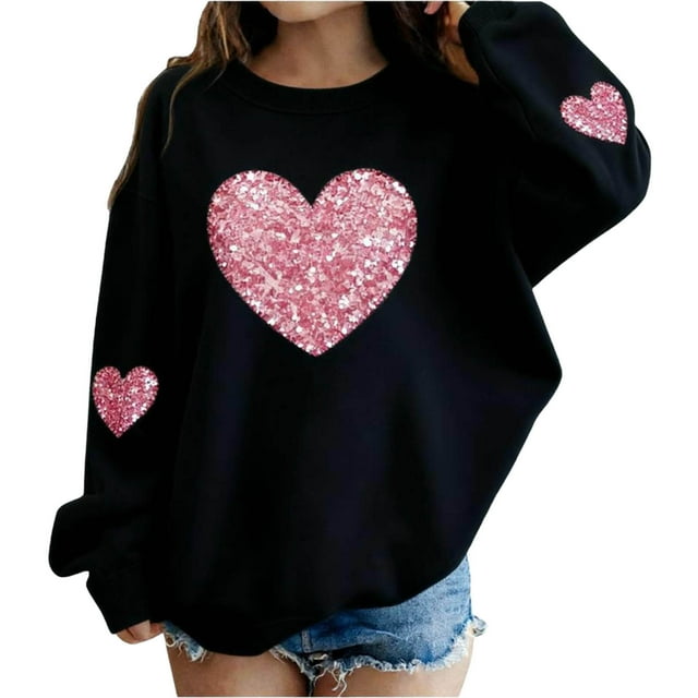 Robe à Manches Longues, Imprimée pour Enfants, Manches Longues, Décontractée, Doublée en Polaire, Chaleur, Col Rond, Chandail à Capuchon