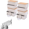 thumbnail image 2 of 2 Pack Blank Index Cards with Ring, 200Pcs Blank Flash Card 3.54x2.05" Study Note Cardstock for Memory Learning Studying Office Supplies, Black White, 2 of 15