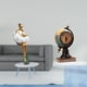 thumbnail image 2 of Figura artística, estatua, escultura abstracta, figura de globo terráqueo, reloj de mesa, coleccionable de resina, ideal para decoración del hogar y l, 2 of 8
